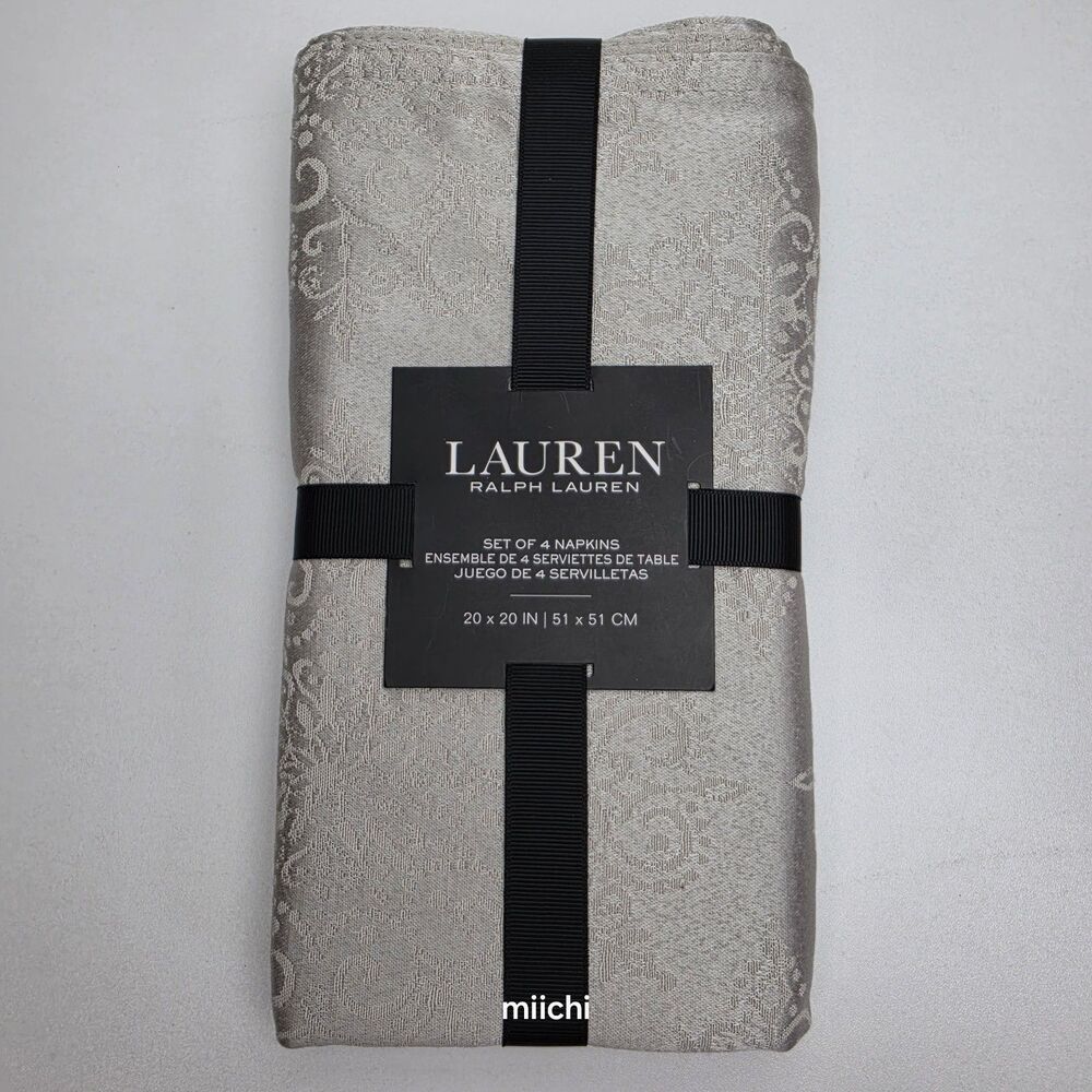 Ralph Lauren Napkins Set Of 4 Holiday